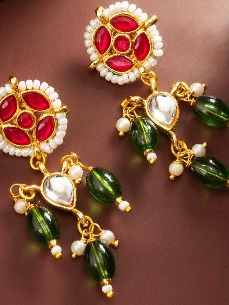 Ynf Alloy KESH105 ER4162 Womens Jewellery Wholesale Fancy Earrings AD Diamond Earring Oxidized Earrings Manufacturer - Jewellery Export