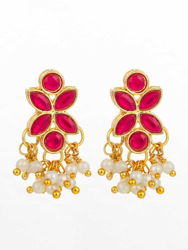 Ynf Alloy KESH105 ER4168 Womens Jewellery Wholesale Fancy Earrings Artificial Earring Earrings With Stones Manufacturer - Jewellery Export
