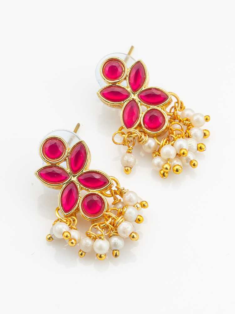 Ynf Alloy KESH105 ER4168 Womens Jewellery Wholesale Fancy Earrings Artificial Earring Earrings With Stones Manufacturer - Jewellery Export