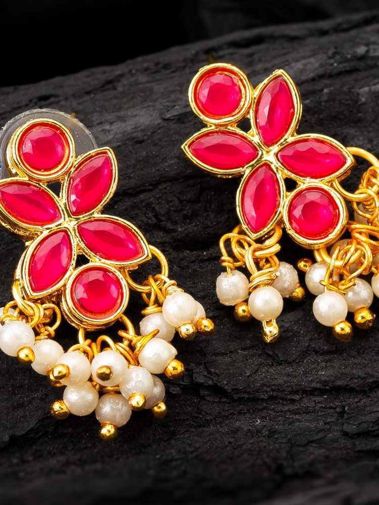 Ynf Alloy KESH105 ER4168 Womens Jewellery Wholesale Fancy Earrings Artificial Earring Earrings With Stones Manufacturer - Jewellery Export