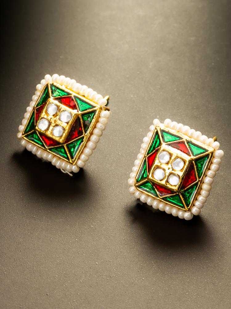 Ynf Alloy KESH105 ER4171 Womens Jewellery Wholesale Stud Earrings Manufacturer - Jewellery Export
