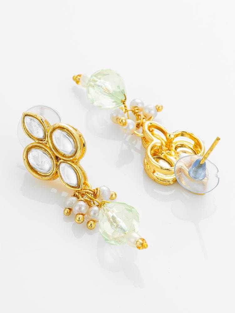 Ynf Alloy KESH105 ER4185 Womens Jewellery Wholesale Fancy Earrings AD Diamond Earring Oxidized Earrings Manufacturer - Jewellery Export