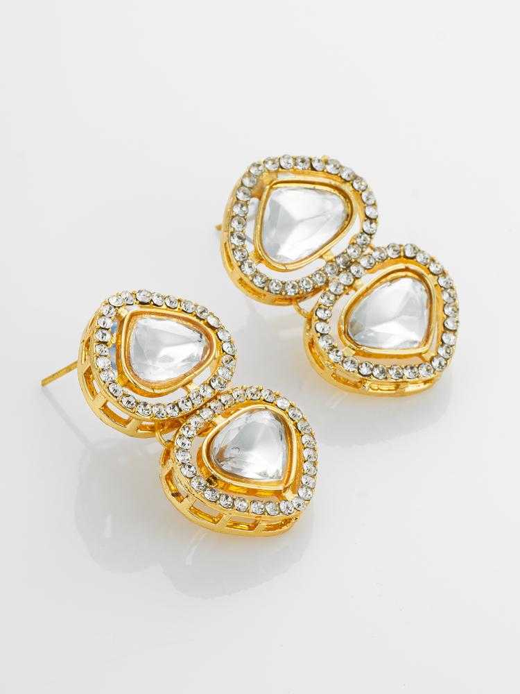 Ynf Alloy KESH105 ER4190 Womens Jewellery Wholesale Stud Earrings Manufacturer - Jewellery Export