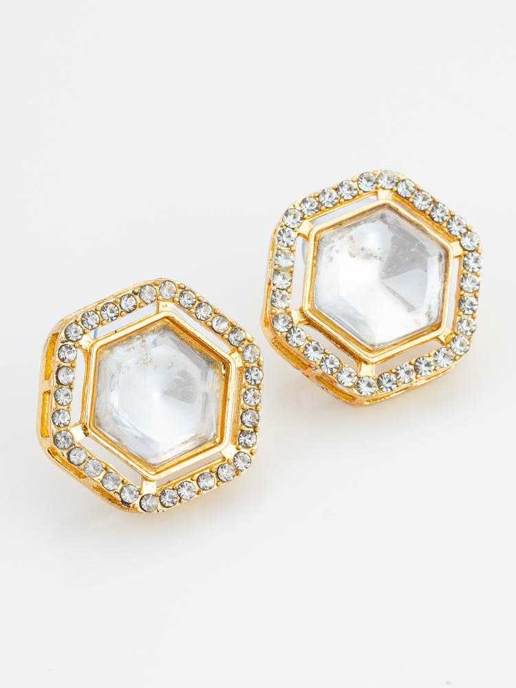 Ynf Alloy KESH105 ER4191 Womens Jewellery Wholesale Stud Earrings Manufacturer - Jewellery Export