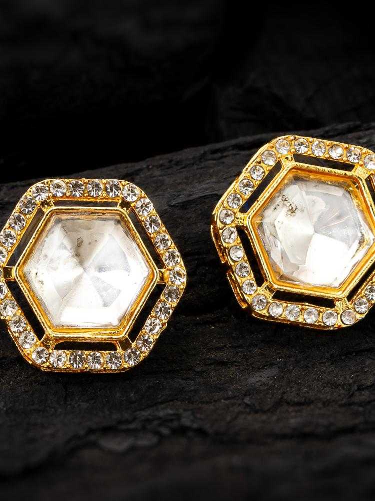Ynf Alloy KESH105 ER4191 Womens Jewellery Wholesale Stud Earrings Manufacturer - Jewellery Export