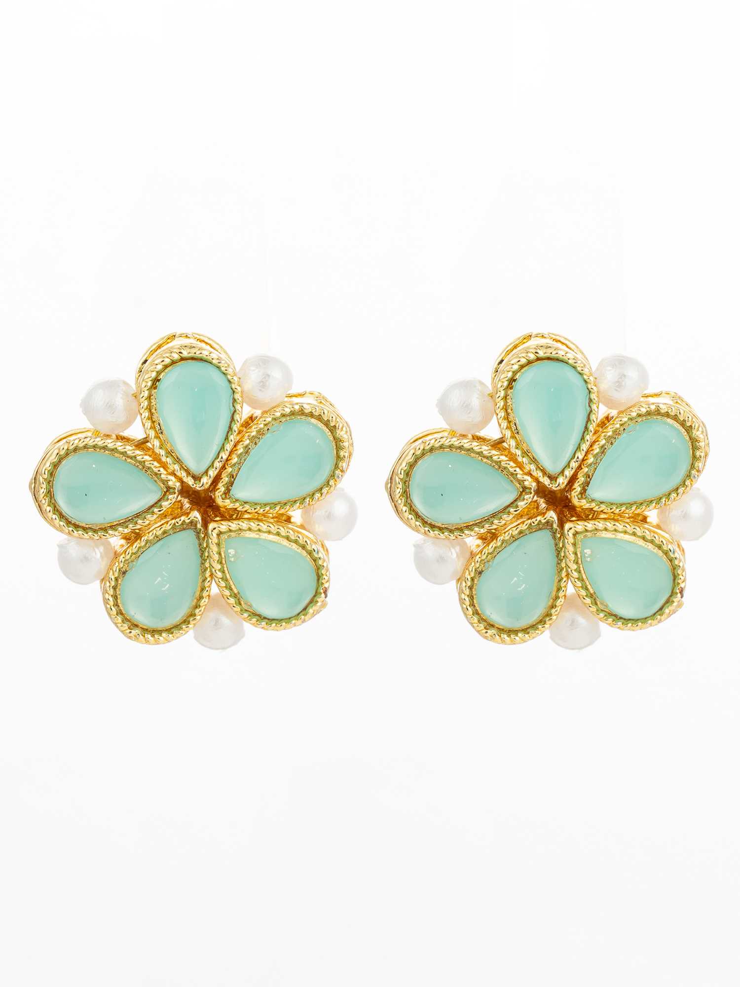 Ynf Alloy KESH105 ER4195 Womens Jewellery Wholesale Stud Earrings Manufacturer - Jewellery Export