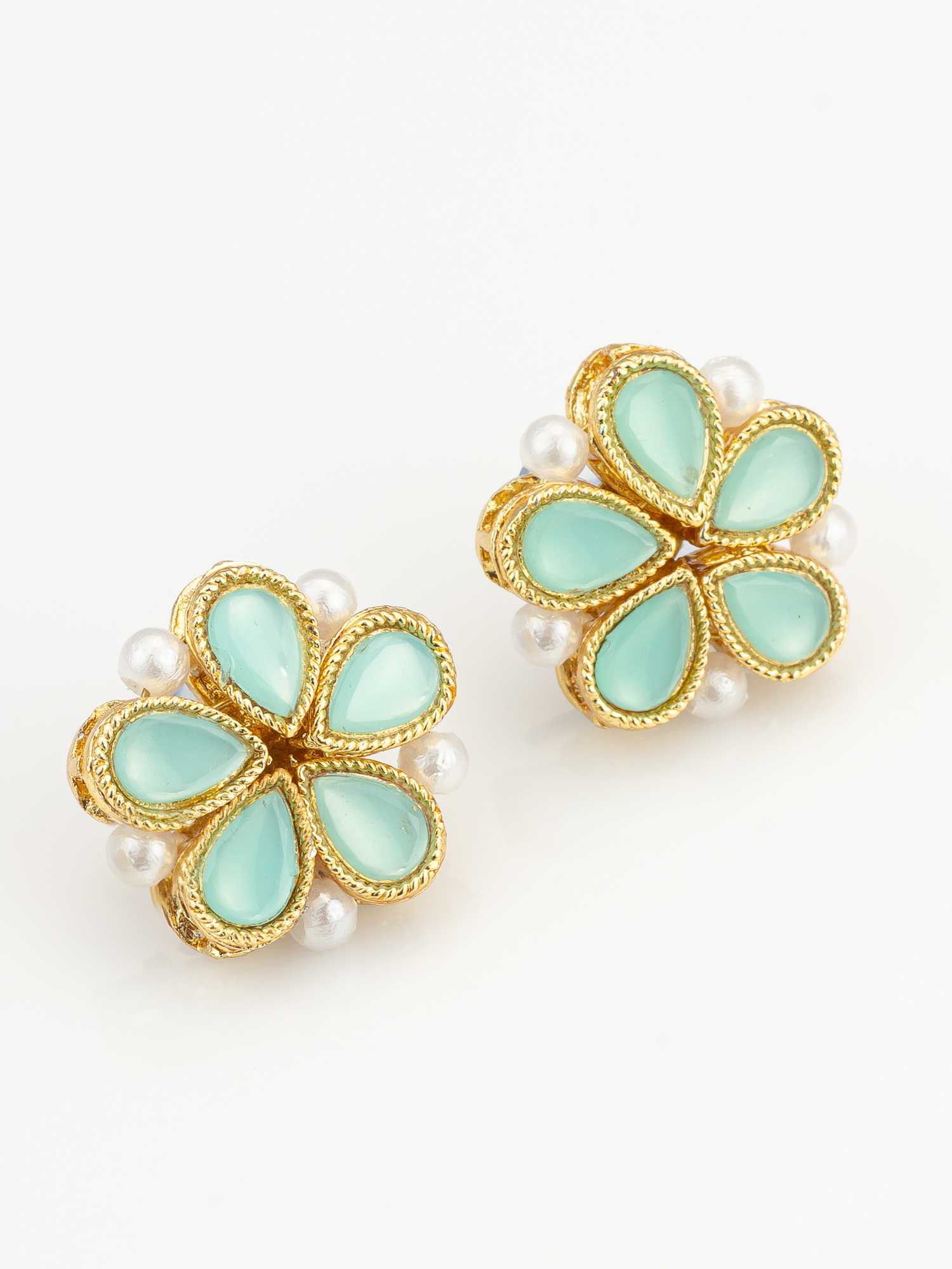 Ynf Alloy KESH105 ER4195 Womens Jewellery Wholesale Stud Earrings Manufacturer - Jewellery Export