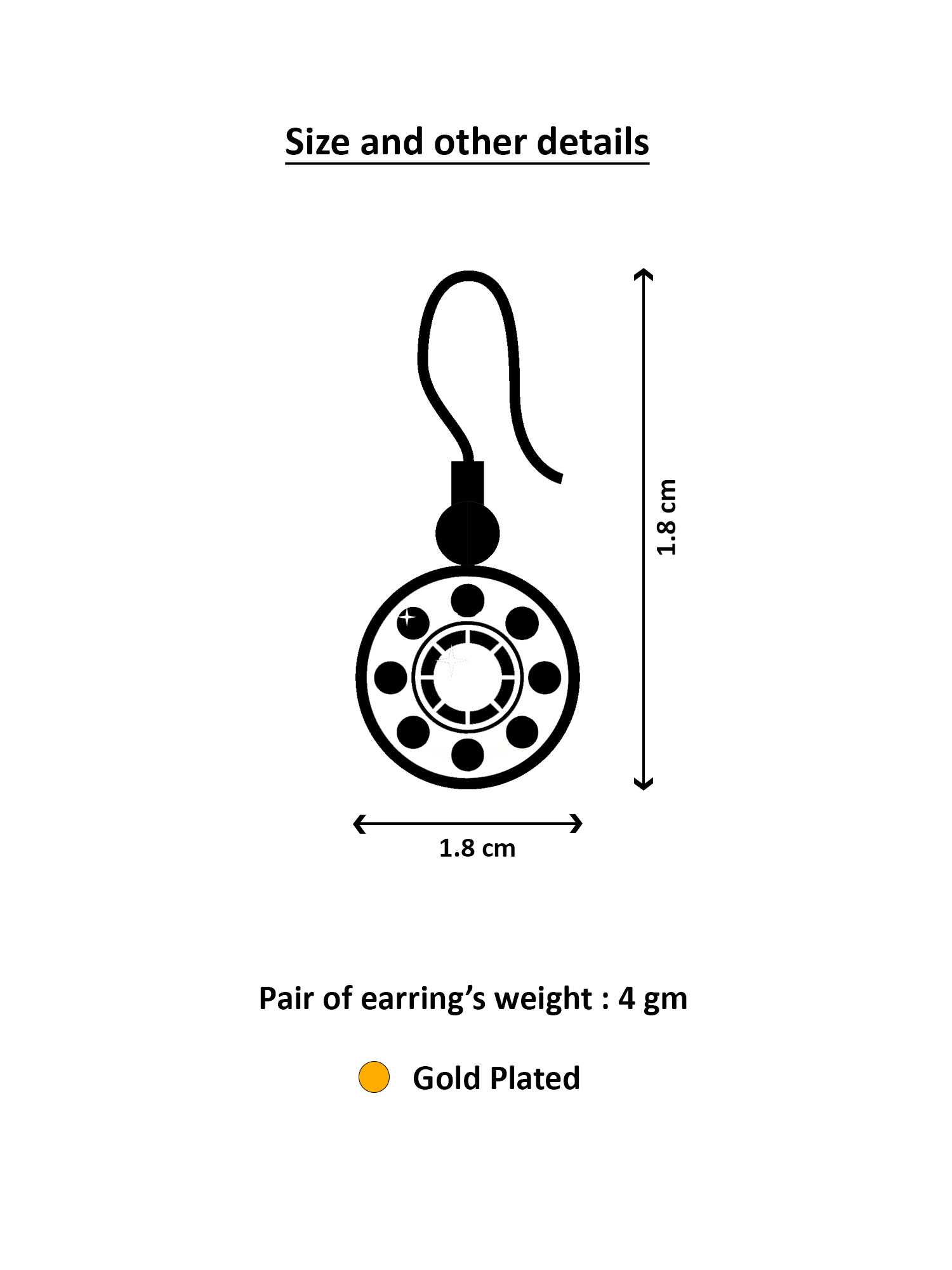 Ynf Alloy KESH105 ER4195 Womens Jewellery Wholesale Stud Earrings Manufacturer - Jewellery Export