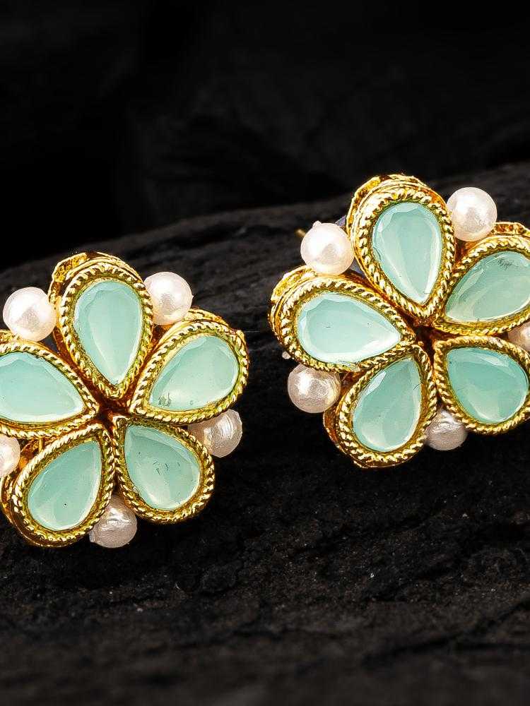 Ynf Alloy KESH105 ER4195 Womens Jewellery Wholesale Stud Earrings Manufacturer - Jewellery Export