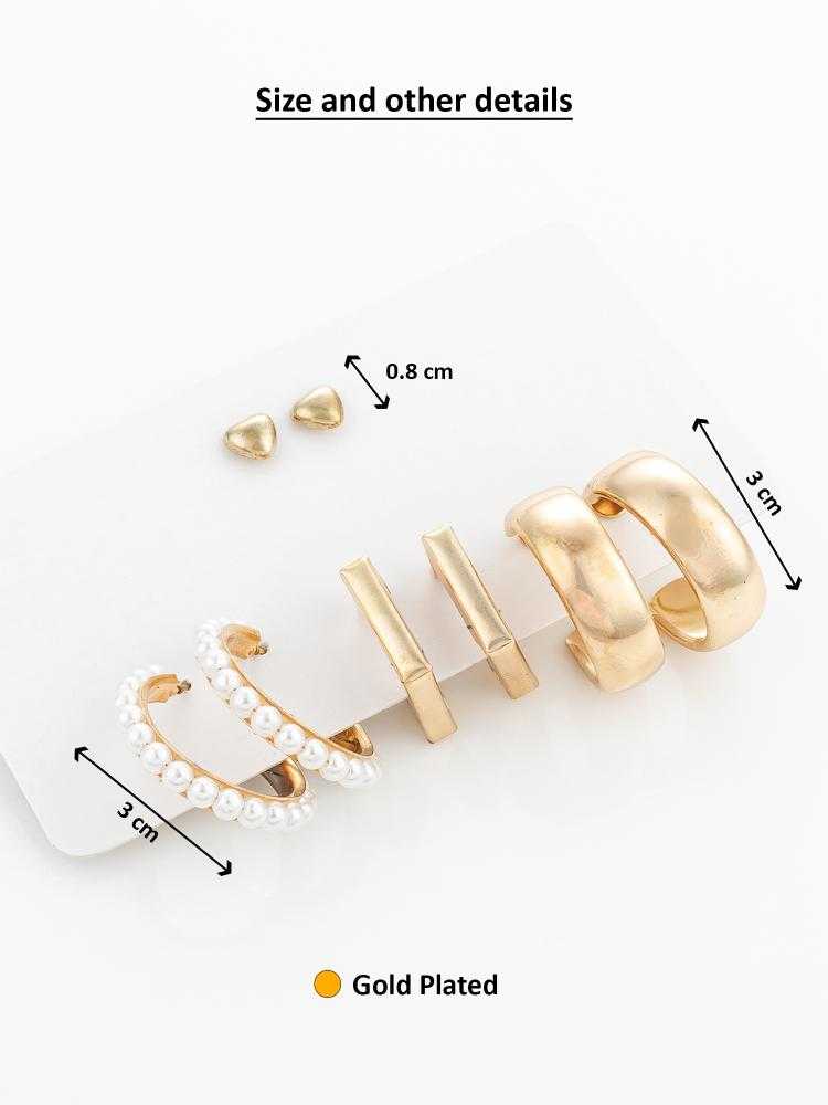 Ynf Alloy KESH105 ER4199 Womens Jewellery Wholesale Hoop Earrings Manufacturer - Jewellery Export
