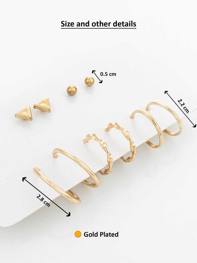 Ynf Alloy KESH105 ER4200 Womens Jewellery Wholesale Hoop Earrings Manufacturer - Jewellery Export