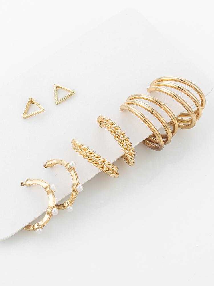Ynf Alloy KESH105 ER4201 Womens Jewellery Wholesale Hoop Earrings Manufacturer - Jewellery Export