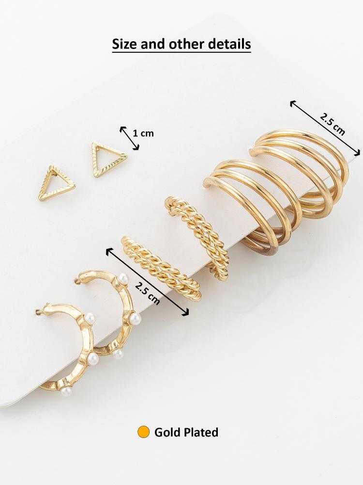 Ynf Alloy KESH105 ER4201 Womens Jewellery Wholesale Hoop Earrings Manufacturer - Jewellery Export