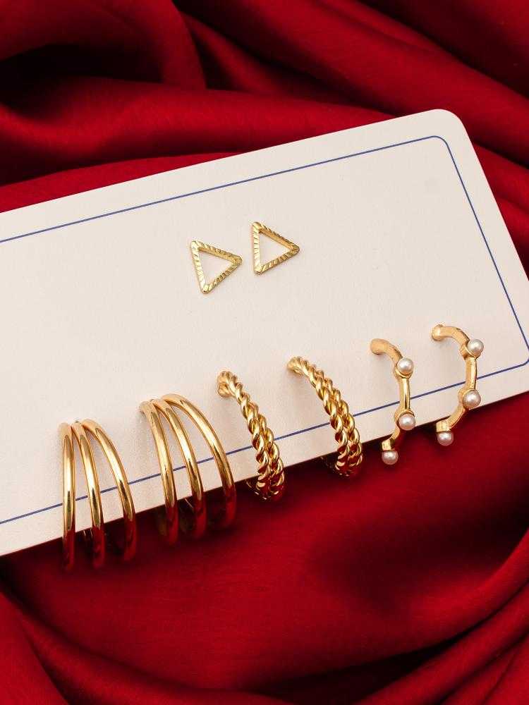 Ynf Alloy KESH105 ER4201 Womens Jewellery Wholesale Hoop Earrings Manufacturer - Jewellery Export