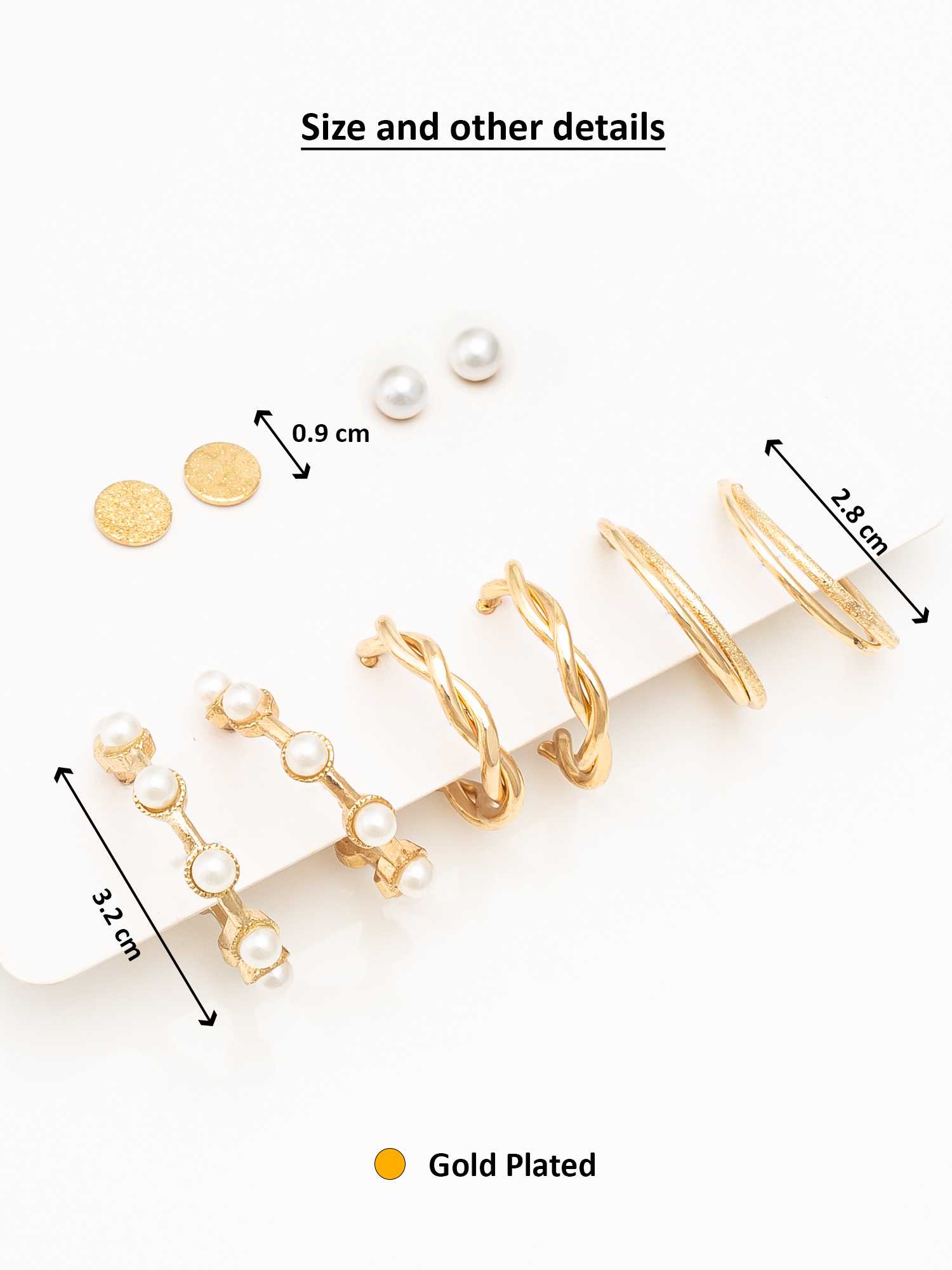 Ynf Alloy KESH105 ER4202 Womens Jewellery Wholesale Hoop Earrings Manufacturer - Jewellery Export