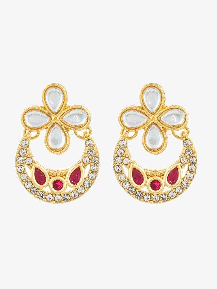 Ynf Alloy KESH105 ER4212 Womens Jewellery Wholesale Fancy Earrings Oxidized Earrings Kundan Earrings Manufacturer - Jewellery Export