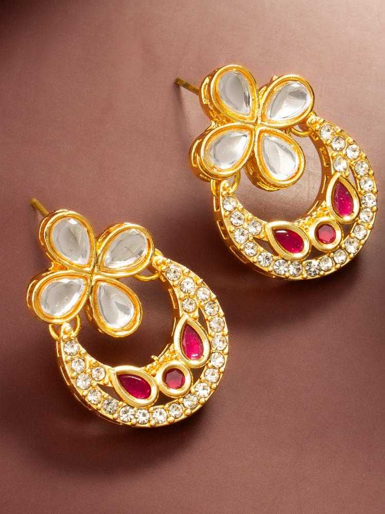 Ynf Alloy KESH105 ER4212 Womens Jewellery Wholesale Fancy Earrings Oxidized Earrings Kundan Earrings Manufacturer - Jewellery Export