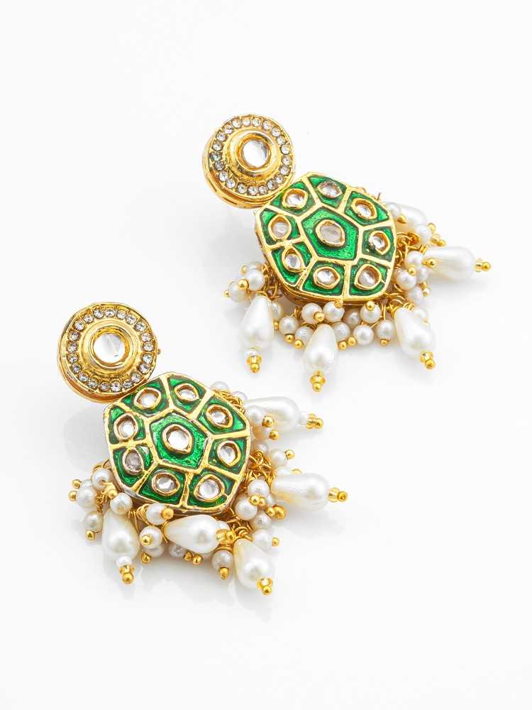 Ynf Alloy KESH105 Womens Jewellery Wholesale Jhumka Earrings Artificial Jhumkas Manufacturer - Jewellery Export