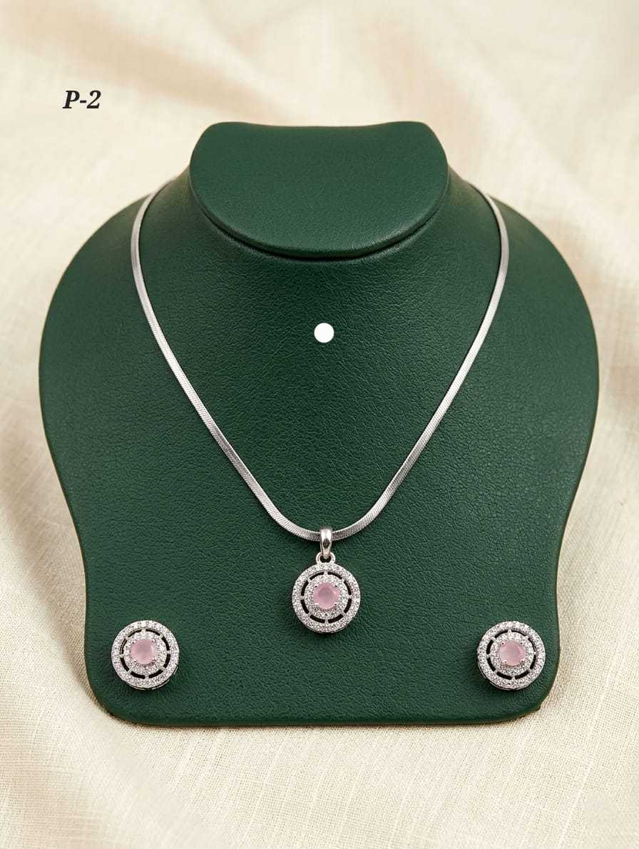 Ynf Alloy KESH193 203 Womens Jewellery Festive Collections Wholesale Chain Pendant Set Party Wear Jewelry Pendant Sets Manufacturer - Jewellery Export