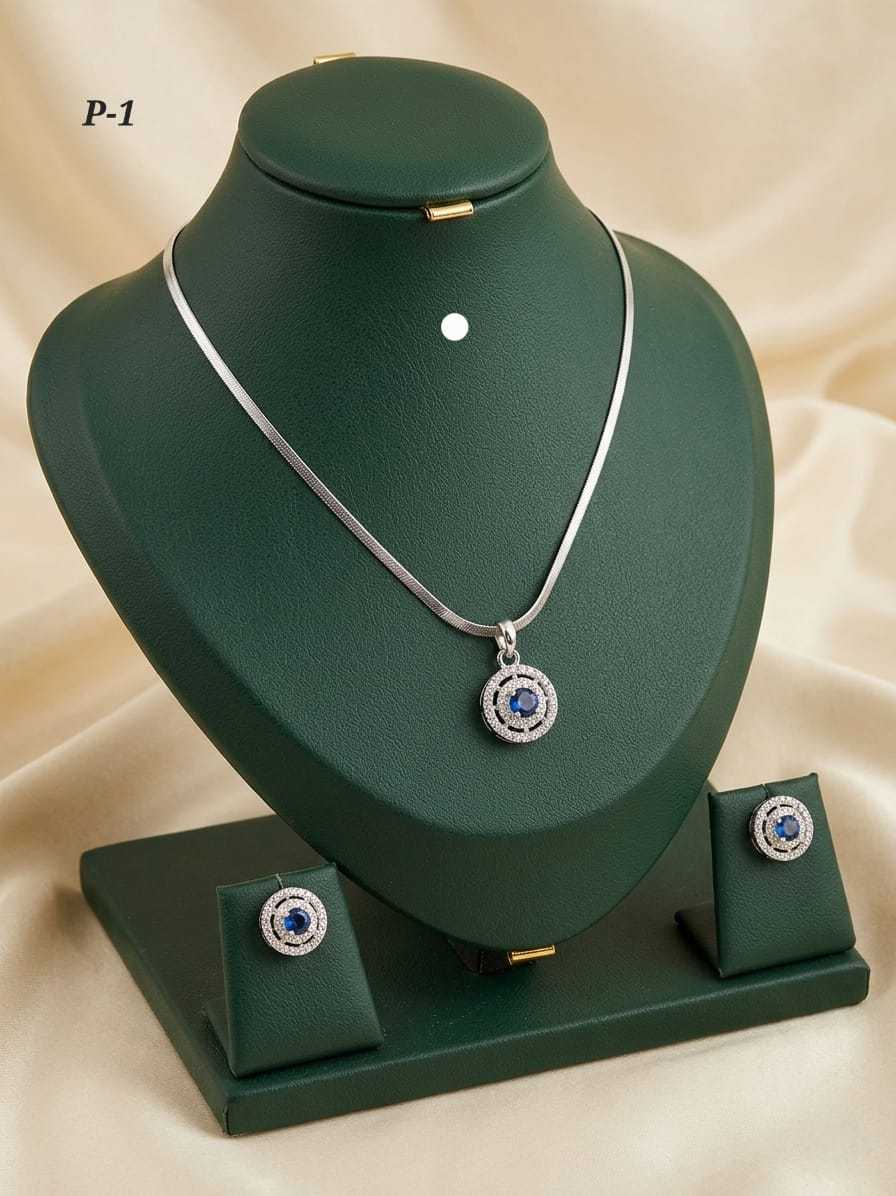 Ynf Alloy KESH193 203 Womens Jewellery Festive Collections Wholesale Chain Pendant Set Party Wear Jewelry Pendant Sets Manufacturer - Jewellery Export