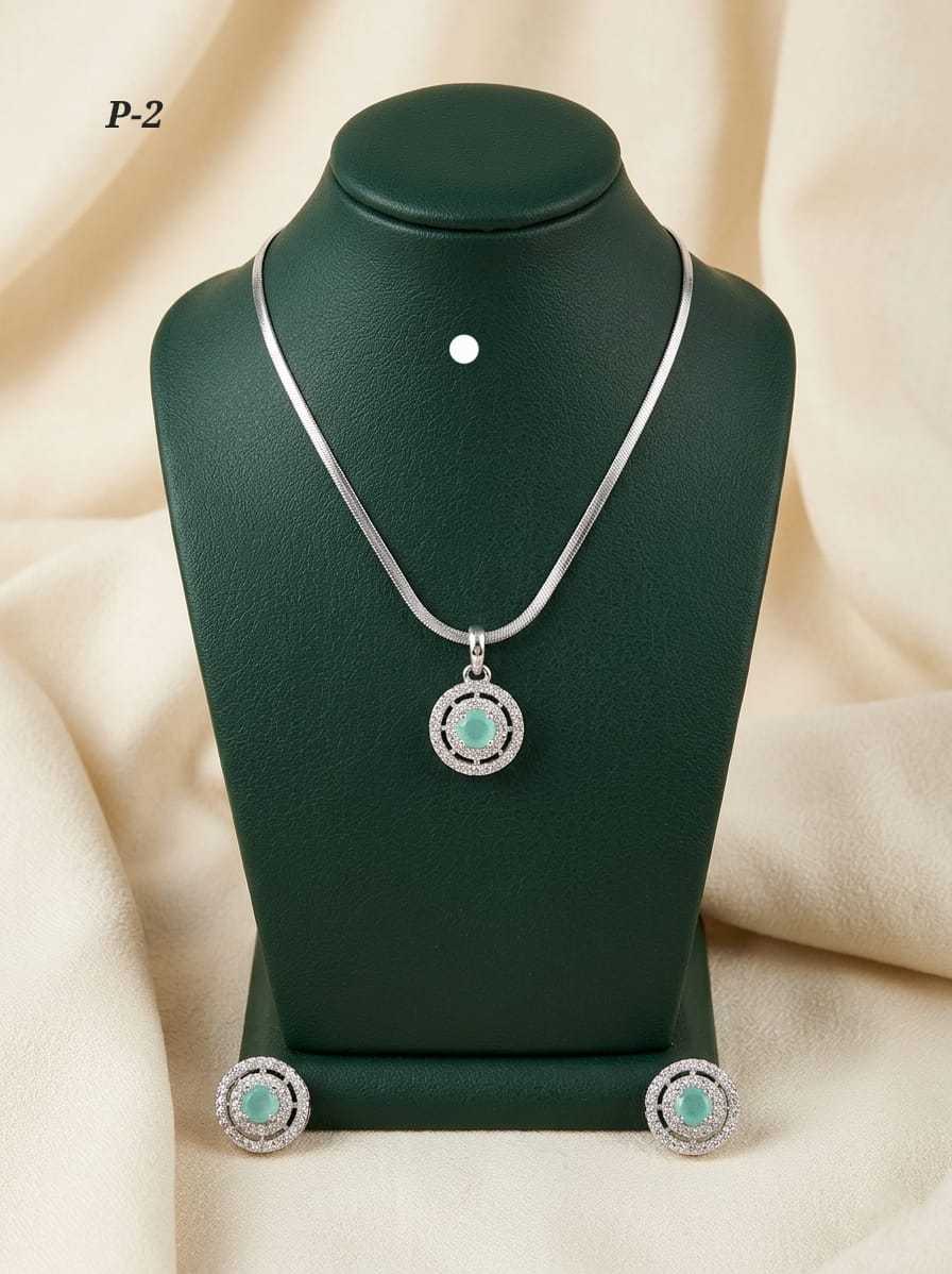 Ynf Alloy KESH193 203 Womens Jewellery Festive Collections Wholesale Chain Pendant Set Party Wear Jewelry Pendant Sets Manufacturer - Jewellery Export