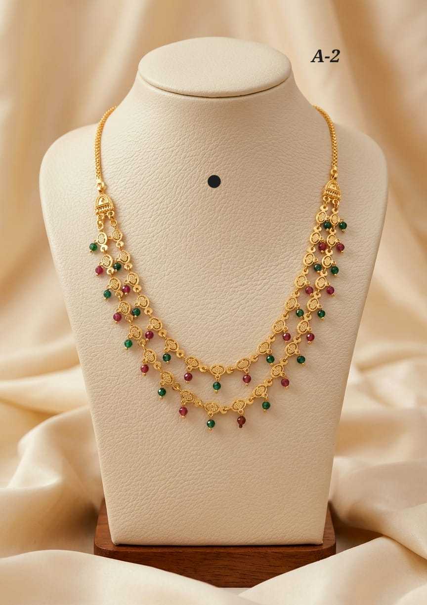 Ynf Alloy KESH193 212 Womens Jewellery Wholesale Fancy Mala Necklaces Fashion Necklace Alloy Necklaces Manufacturer - Jewellery Export