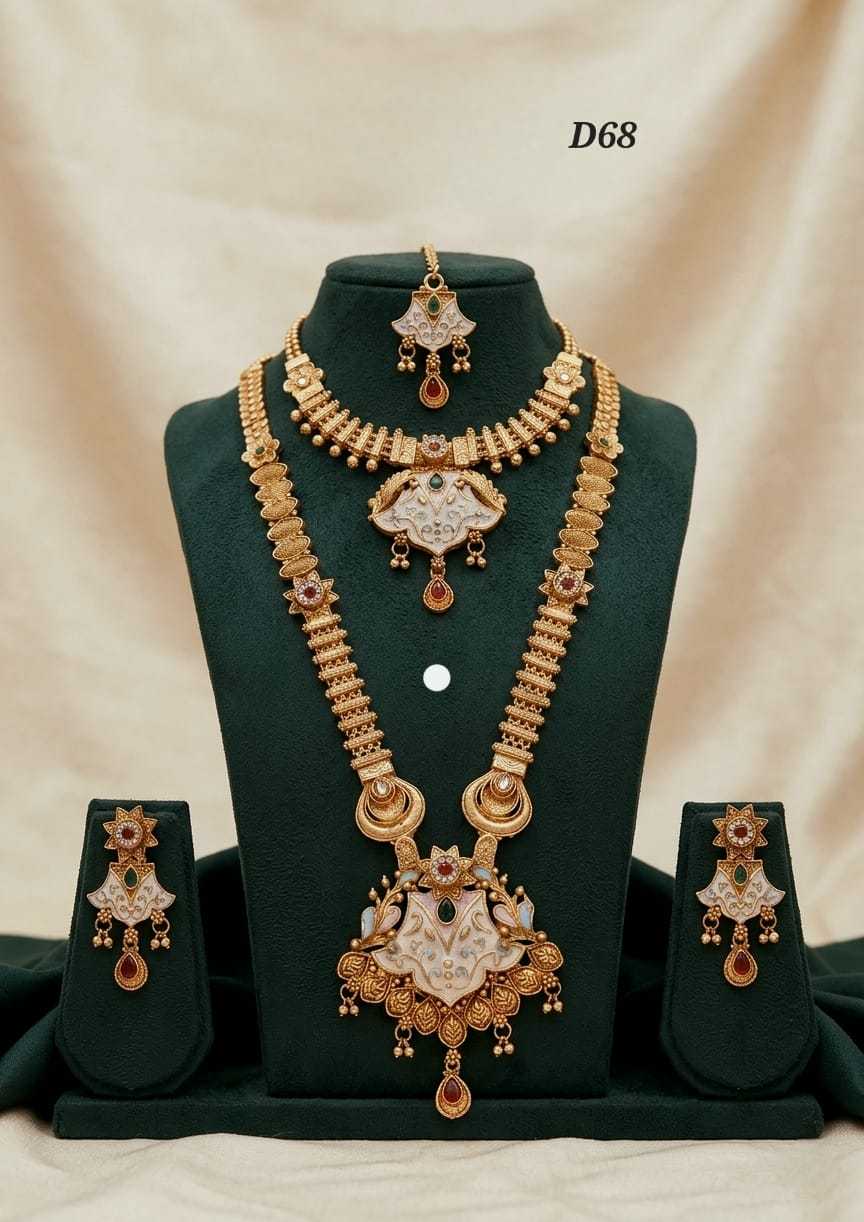 Ynf Alloy KESH193 221 Womens Jewellery Wholesale Fancy Mala Necklaces Kundan Necklace Set Party Wear Jewelry Manufacturer - Jewellery Export