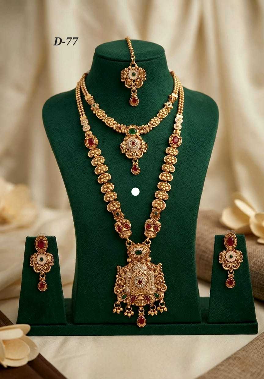 Ynf Alloy KESH193 221 Womens Jewellery Wholesale Fancy Mala Necklaces Kundan Necklace Set Party Wear Jewelry Manufacturer - Jewellery Export