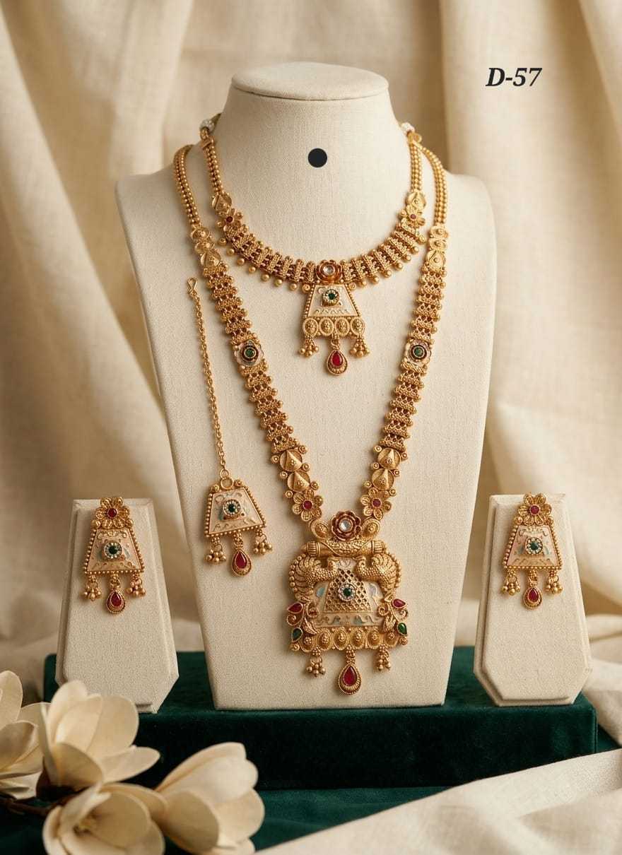 Ynf Alloy KESH193 221 Womens Jewellery Wholesale Fancy Mala Necklaces Kundan Necklace Set Party Wear Jewelry Manufacturer - Jewellery Export