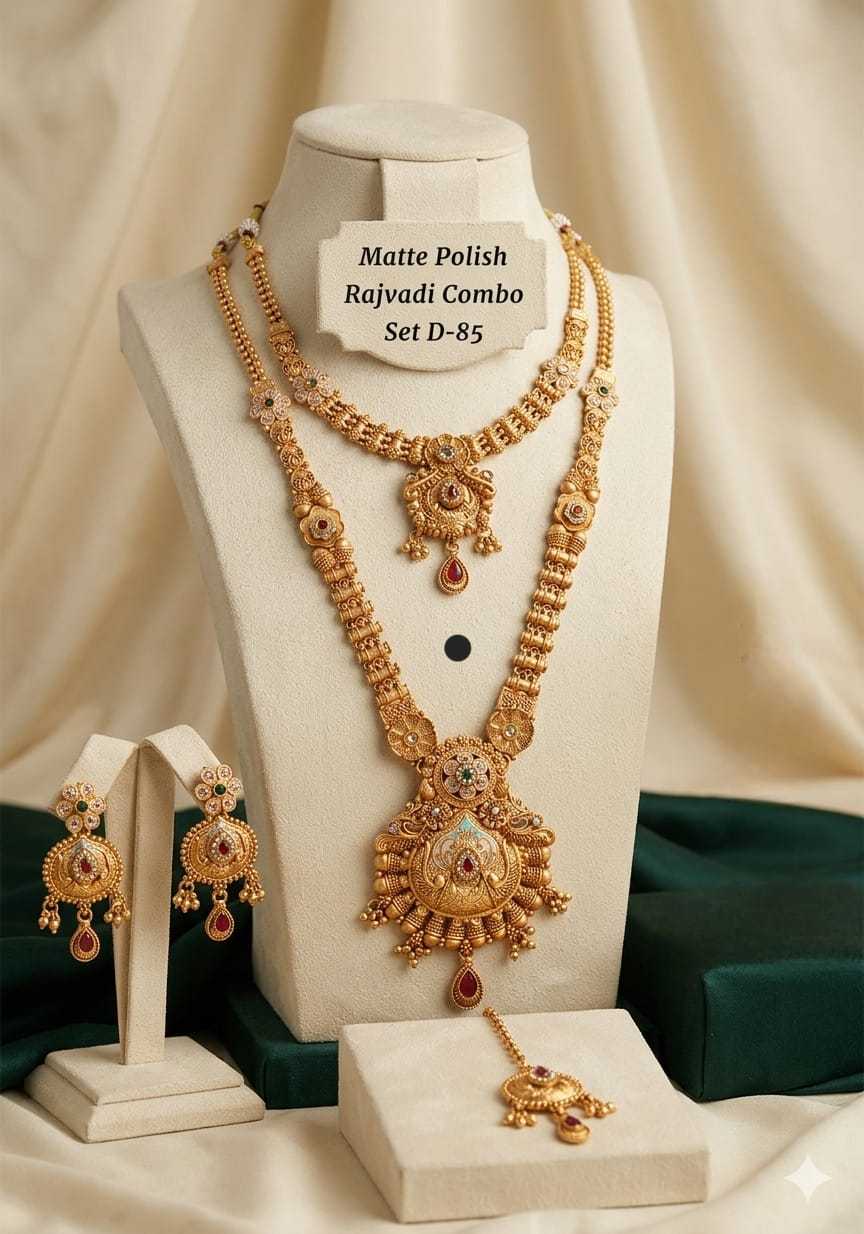 Ynf Alloy KESH193 222 Womens Jewellery Wholesale Fancy Mala Necklaces Kundan Necklace Set Party Wear Jewelry Manufacturer - Jewellery Export