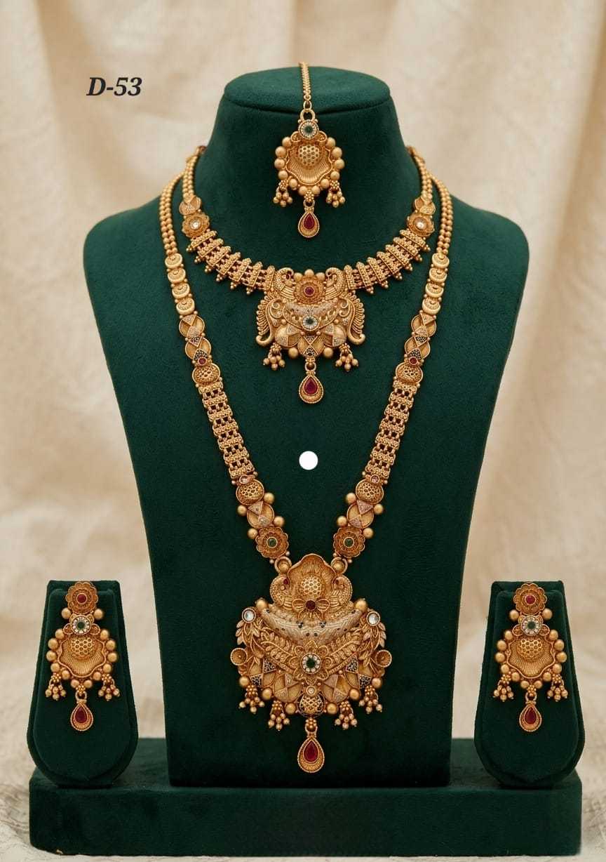 Ynf Alloy KESH193 222 Womens Jewellery Wholesale Fancy Mala Necklaces Kundan Necklace Set Party Wear Jewelry Manufacturer - Jewellery Export