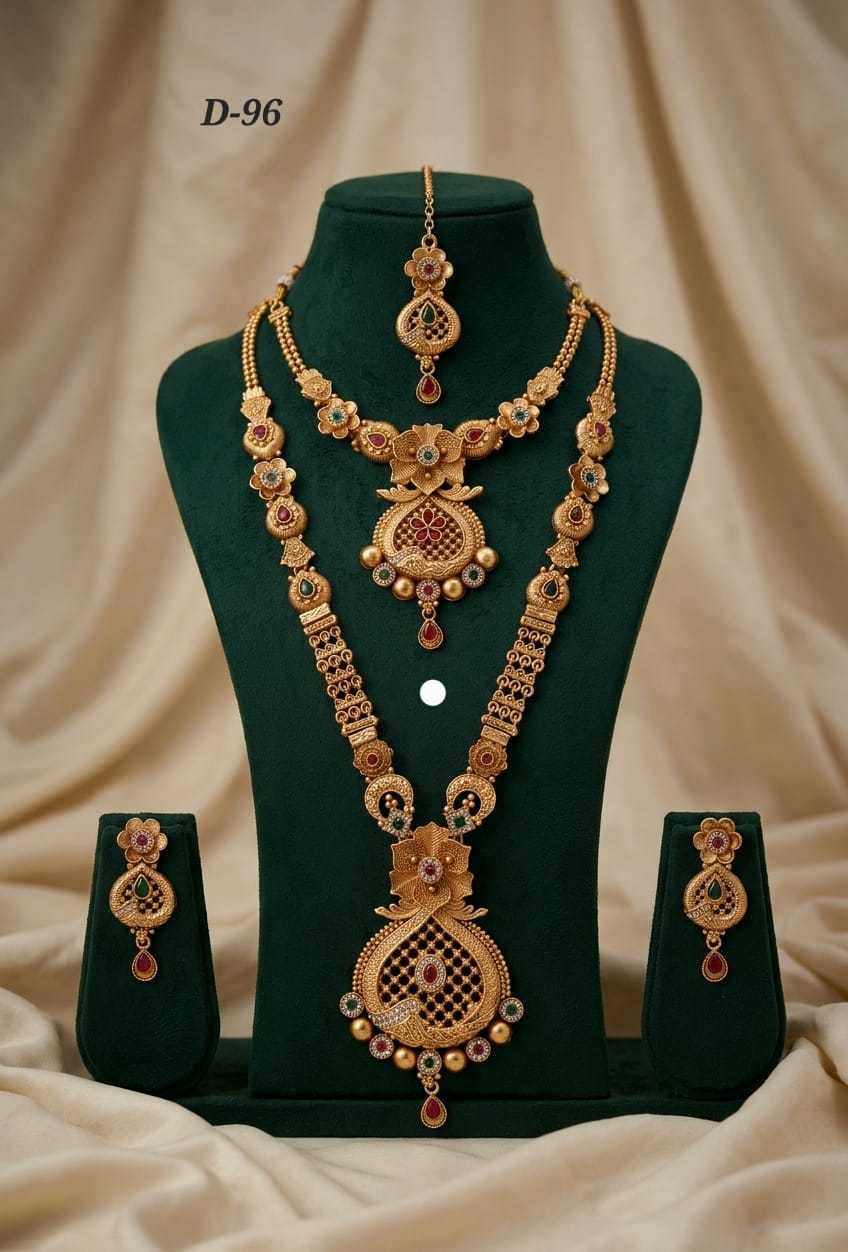 Ynf Alloy KESH193 222 Womens Jewellery Wholesale Fancy Mala Necklaces Kundan Necklace Set Party Wear Jewelry Manufacturer - Jewellery Export