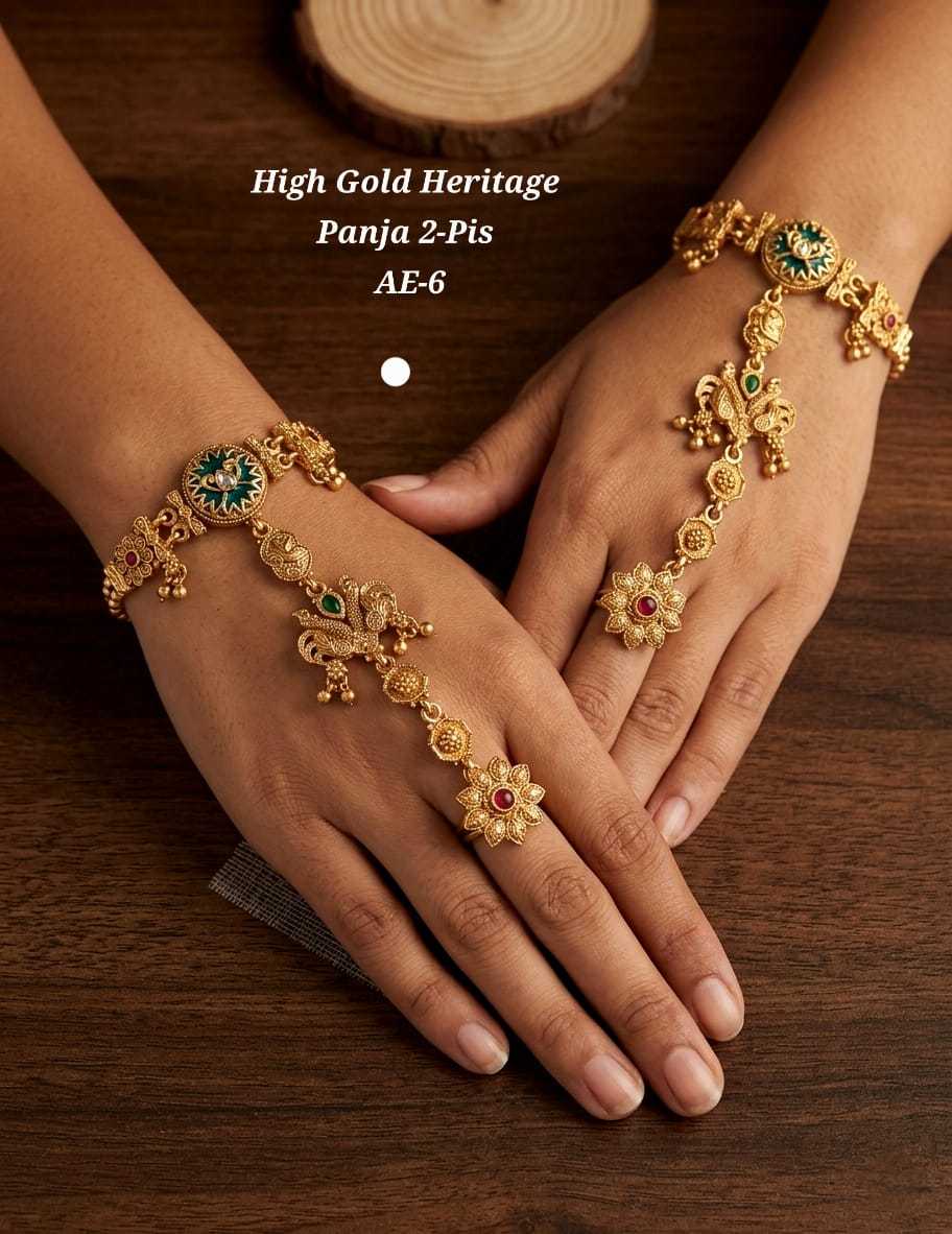Ynf Alloy KESH193 227 Womens Jewellery Wholesale Gold Plated Jewelry Hand Harness (Haath phool) Party Wear Jewelry Manufacturer - Jewellery Export