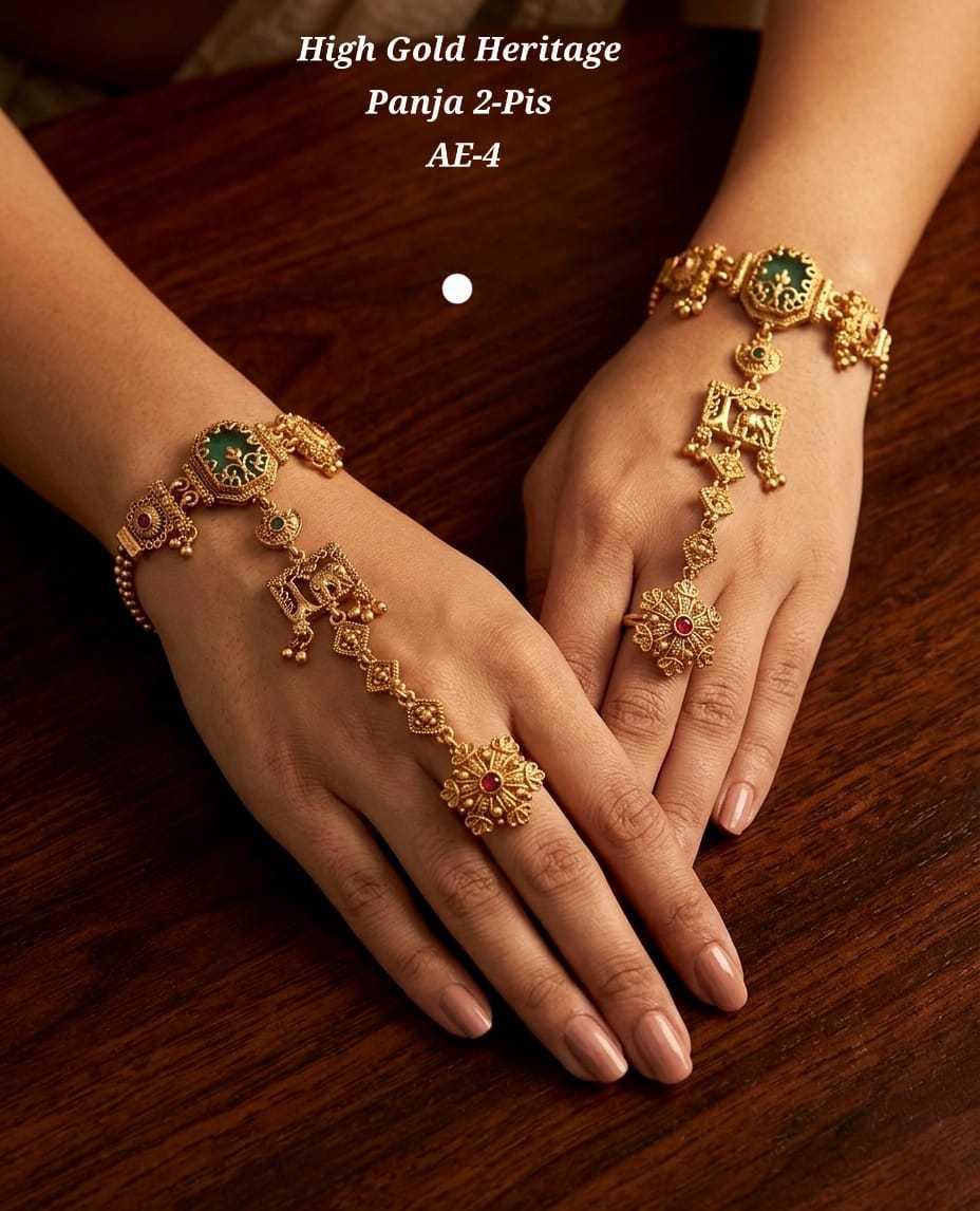 Ynf Alloy KESH193 227 Womens Jewellery Wholesale Gold Plated Jewelry Hand Harness (Haath phool) Party Wear Jewelry Manufacturer - Jewellery Export