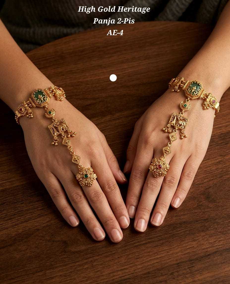 Ynf Alloy KESH193 227 Womens Jewellery Wholesale Gold Plated Jewelry Hand Harness (Haath phool) Party Wear Jewelry Manufacturer - Jewellery Export
