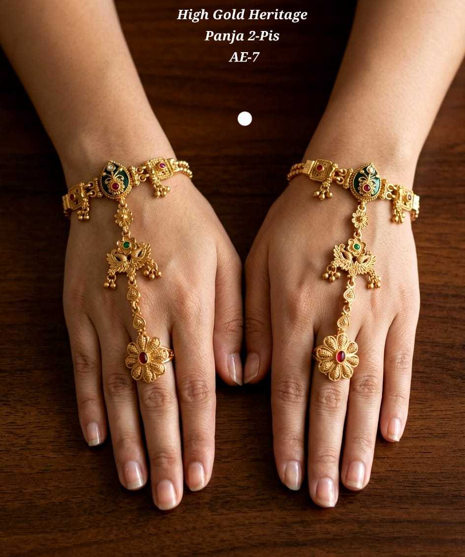 Ynf Alloy KESH193 227 Womens Jewellery Wholesale Gold Plated Jewelry Hand Harness (Haath phool) Party Wear Jewelry Manufacturer - Jewellery Export