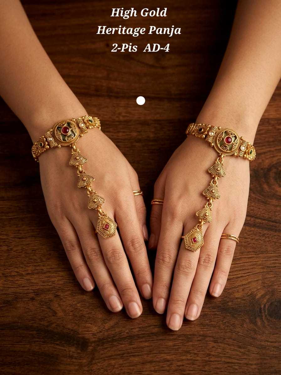 Ynf Alloy KESH193 228 Womens Jewellery Festive Collections Wholesale Gold Plated Jewelry Hand Harness (Haath phool) Party Wear Jewelry Manufacturer - Jewellery Export