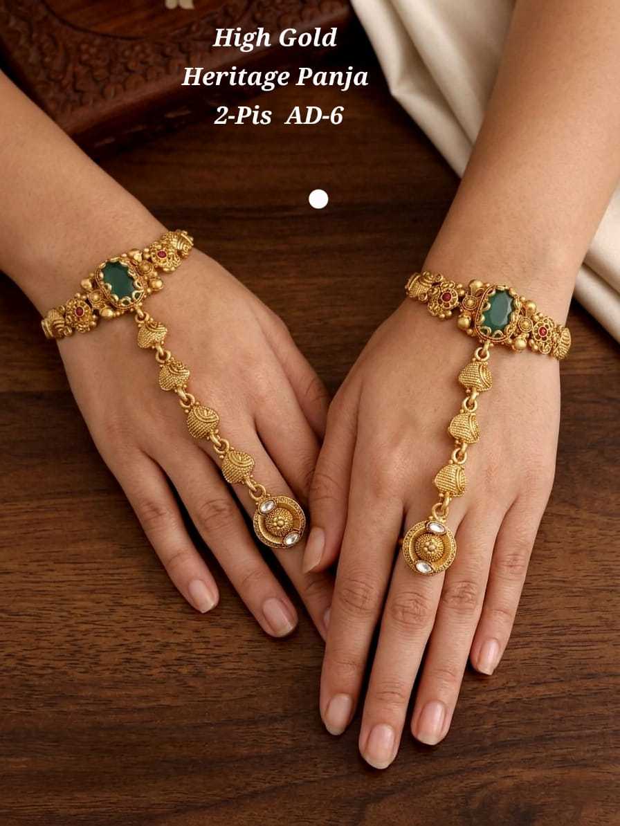 Ynf Alloy KESH193 228 Womens Jewellery Festive Collections Wholesale Gold Plated Jewelry Hand Harness (Haath phool) Party Wear Jewelry Manufacturer - Jewellery Export