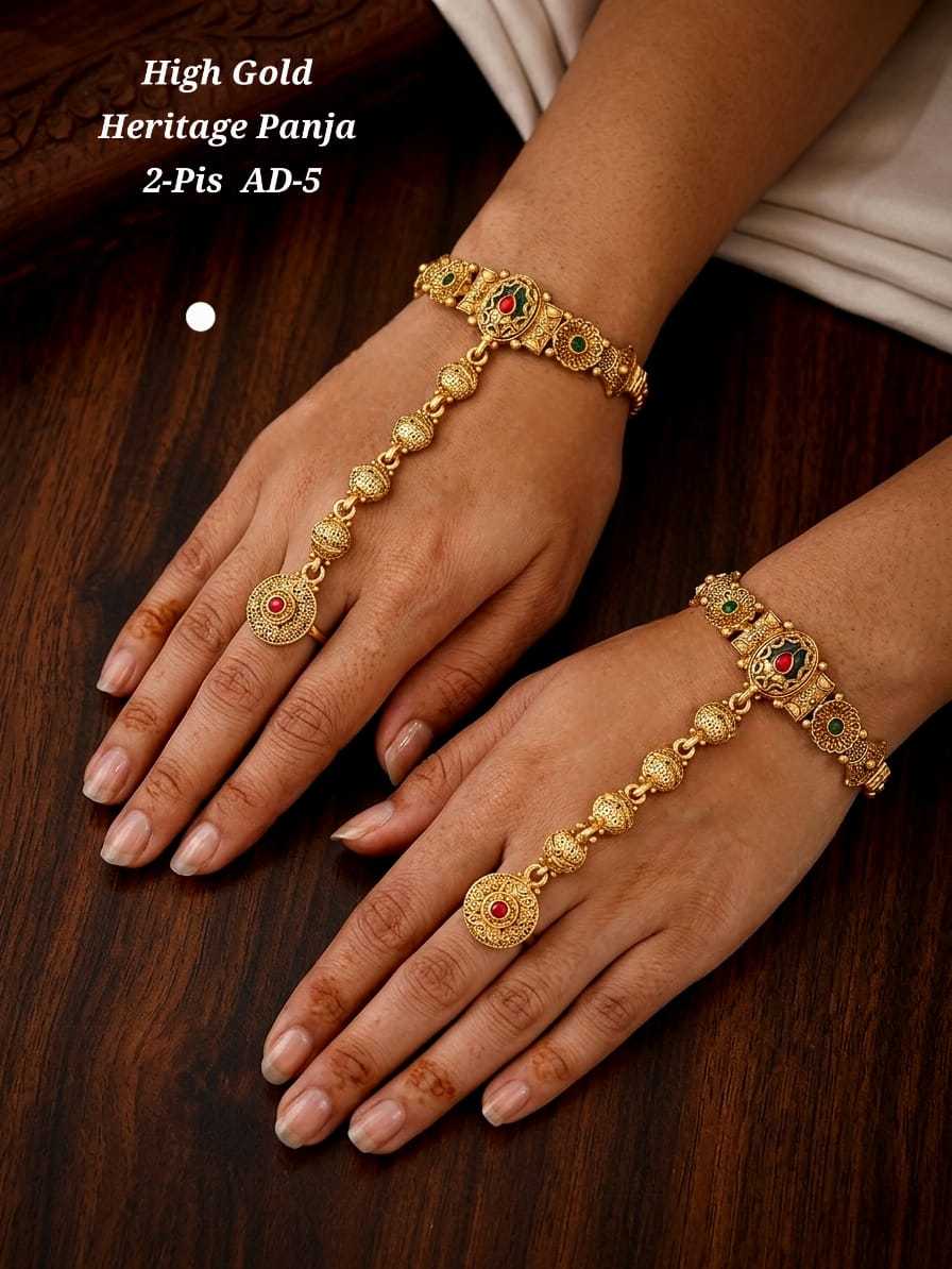 Ynf Alloy KESH193 228 Womens Jewellery Festive Collections Wholesale Gold Plated Jewelry Hand Harness (Haath phool) Party Wear Jewelry Manufacturer - Jewellery Export