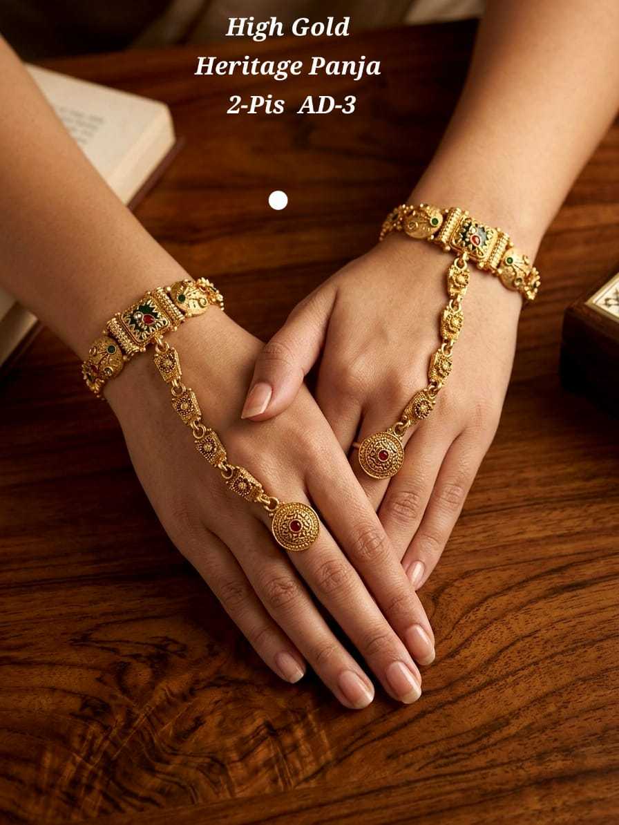 Ynf Alloy KESH193 228 Womens Jewellery Festive Collections Wholesale Gold Plated Jewelry Hand Harness (Haath phool) Party Wear Jewelry Manufacturer - Jewellery Export