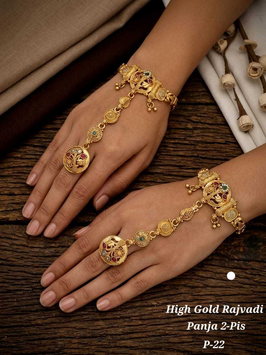 Ynf Alloy KESH193 229 Womens Jewellery Wholesale Gold Plated Jewelry Hand Harness (Haath phool) Party Wear Jewelry Manufacturer - Jewellery Export