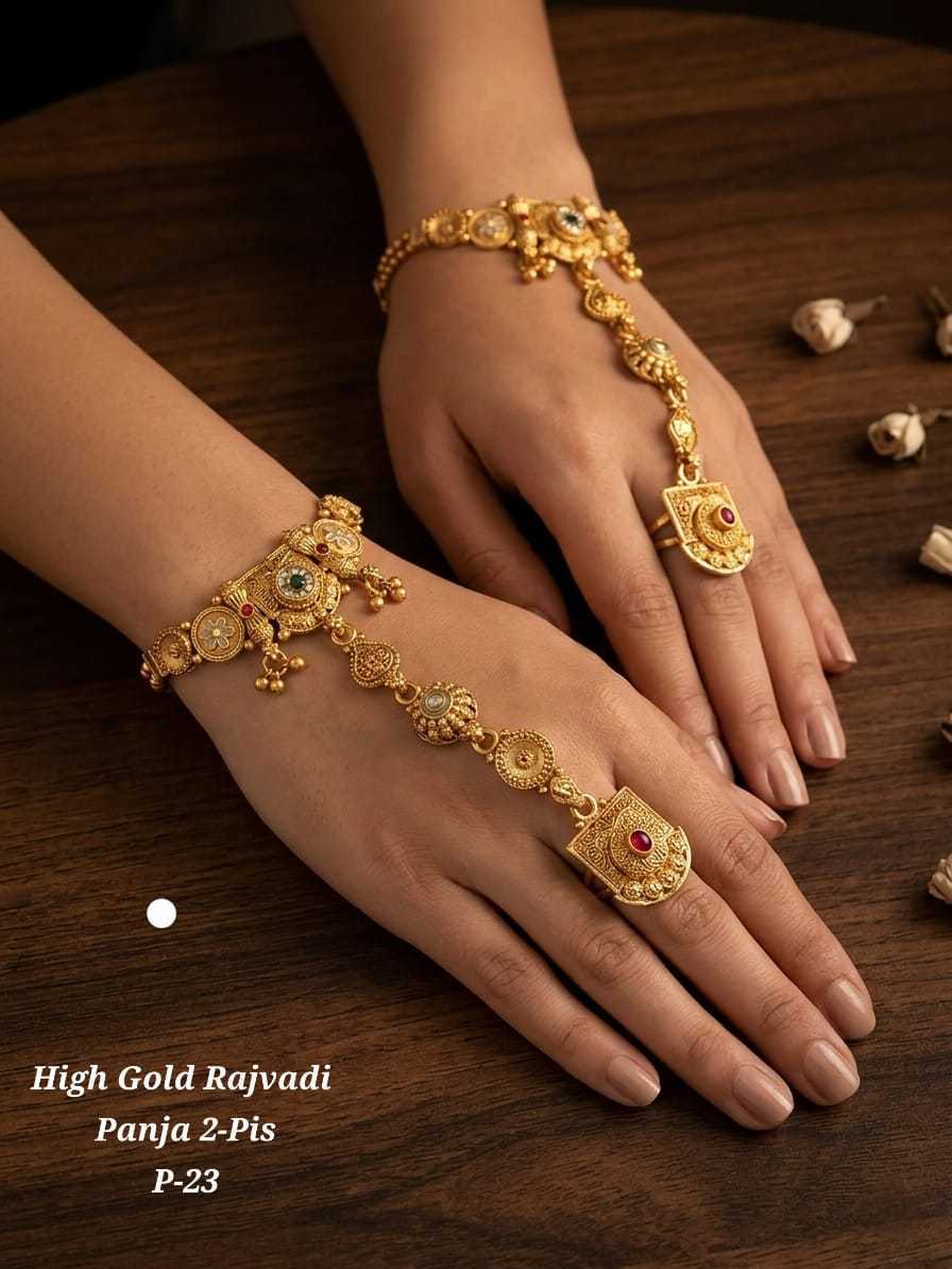 Ynf Alloy KESH193 229 Womens Jewellery Wholesale Gold Plated Jewelry Hand Harness (Haath phool) Party Wear Jewelry Manufacturer - Jewellery Export