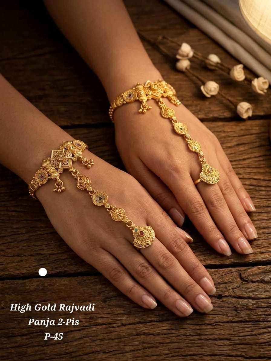 Ynf Alloy KESH193 229 Womens Jewellery Wholesale Gold Plated Jewelry Hand Harness (Haath phool) Party Wear Jewelry Manufacturer - Jewellery Export