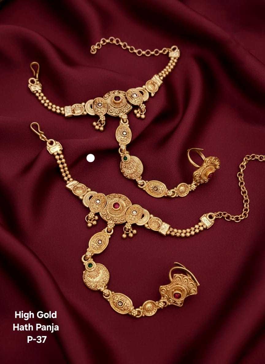 Ynf Alloy KESH193 229 Womens Jewellery Wholesale Gold Plated Jewelry Hand Harness (Haath phool) Party Wear Jewelry Manufacturer - Jewellery Export