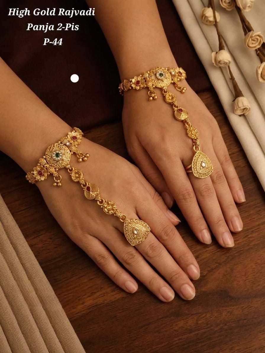 Ynf Alloy KESH193 229 Womens Jewellery Wholesale Gold Plated Jewelry Hand Harness (Haath phool) Party Wear Jewelry Manufacturer - Jewellery Export