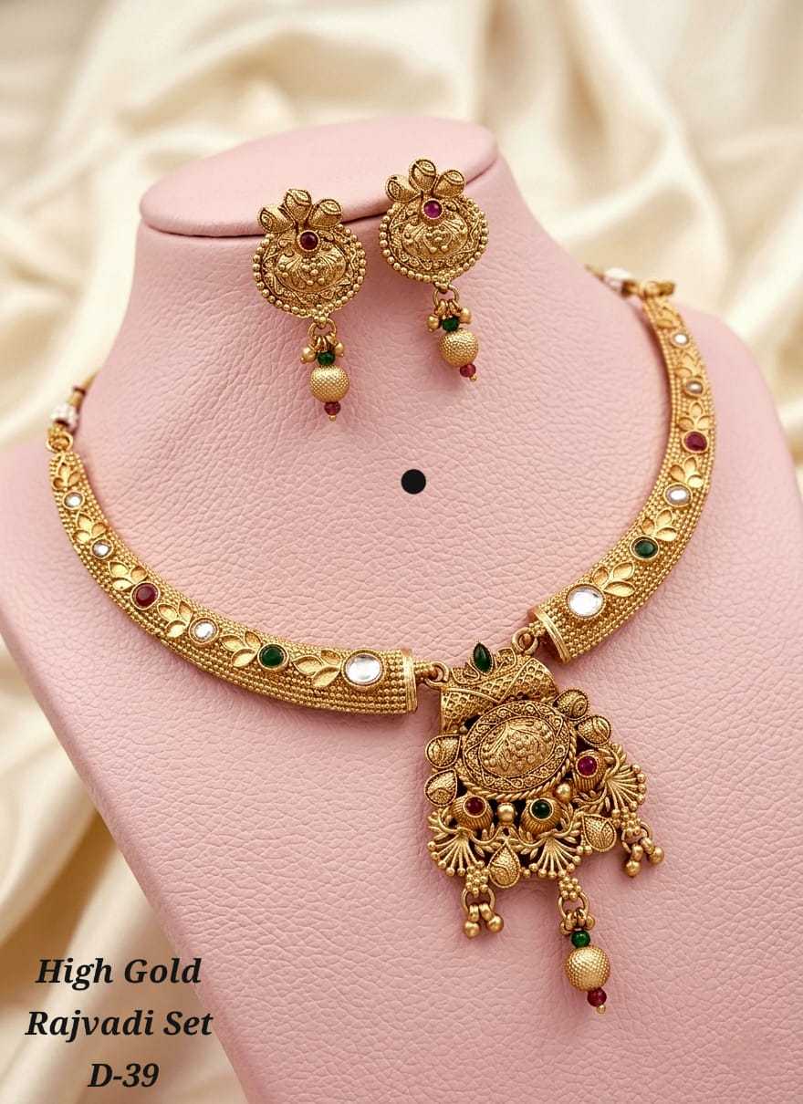Ynf Alloy KESH193 233 Womens Jewellery Wholesale Choker Necklaces Bridal Jewelry Sets Party Wear Jewelry Manufacturer - Jewellery Export