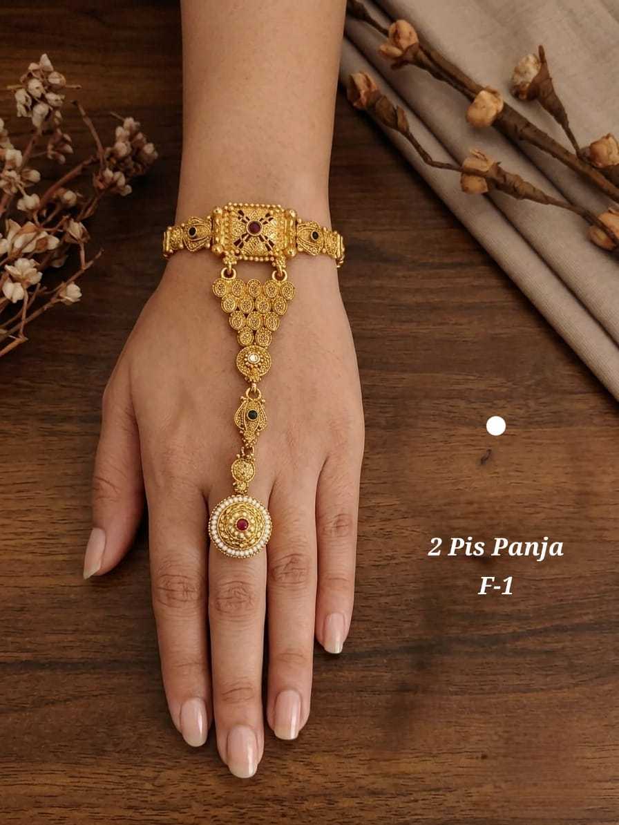 Ynf Alloy KESH193 242 Womens Jewellery Wholesale Hand Harness (Haath phool) Party Wear Jewelry Manufacturer - Jewellery Export