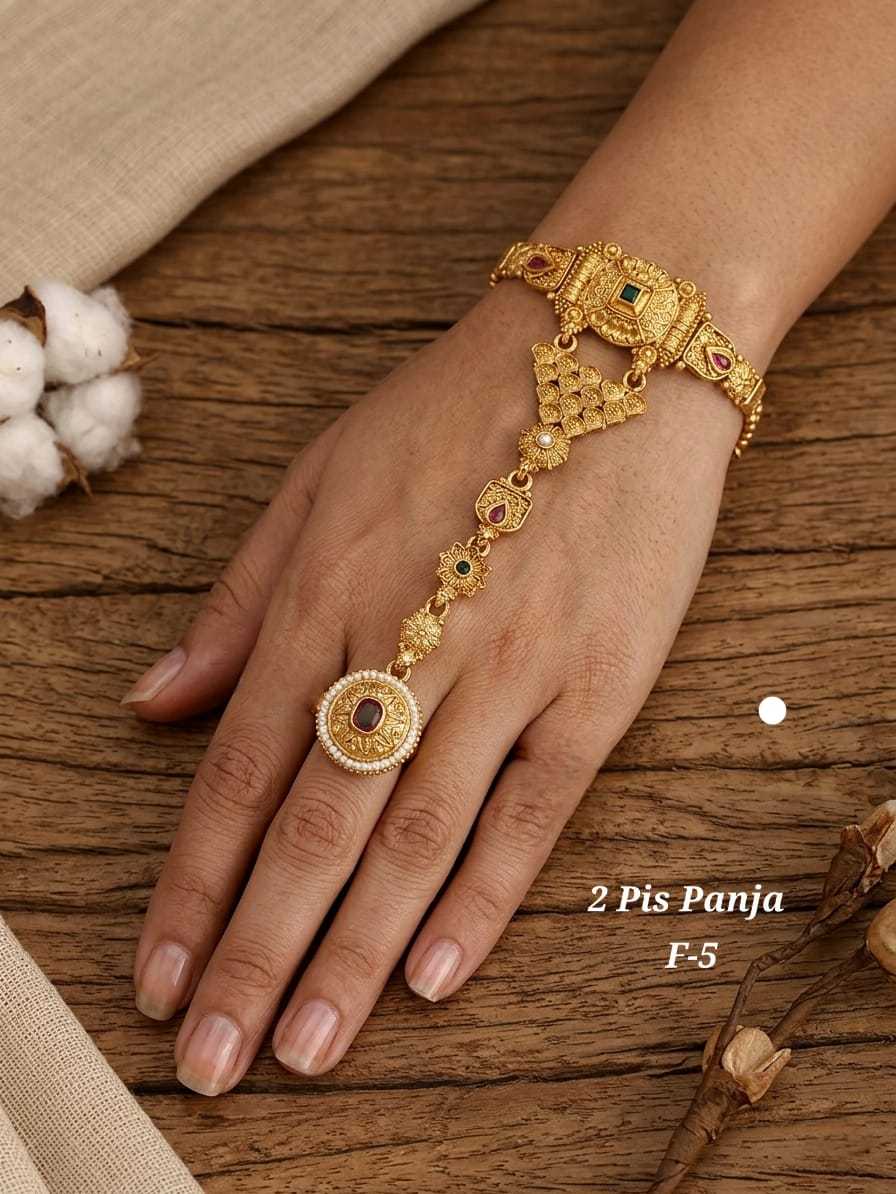 Ynf Alloy KESH193 242 Womens Jewellery Wholesale Hand Harness (Haath phool) Party Wear Jewelry Manufacturer - Jewellery Export