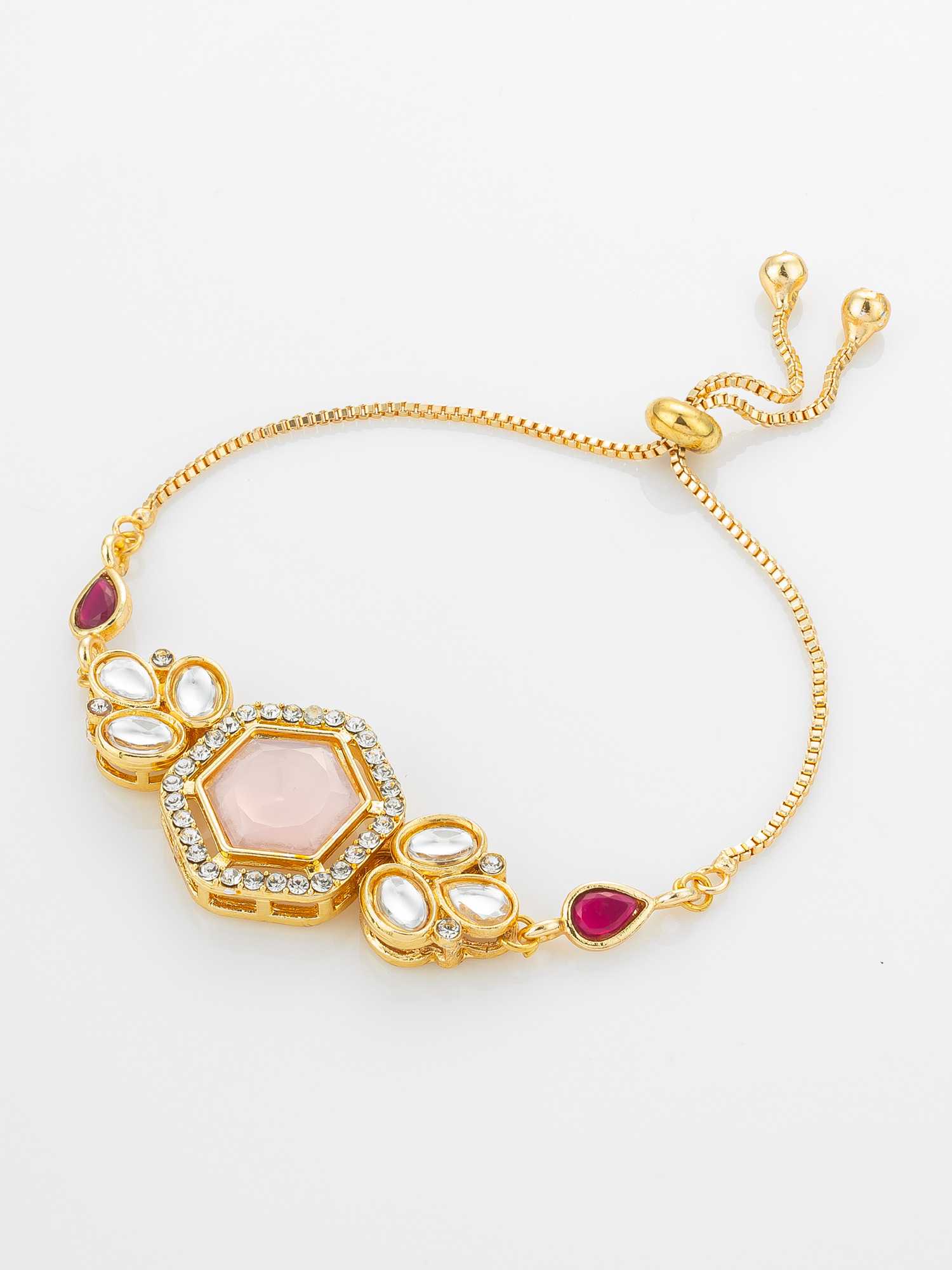 Ynf Brass KESH105 BG2599 Womens Jewellery Wholesale Kundan Bangles Antique Bracelet Fashion Bracelets Manufacturer - Jewellery Export