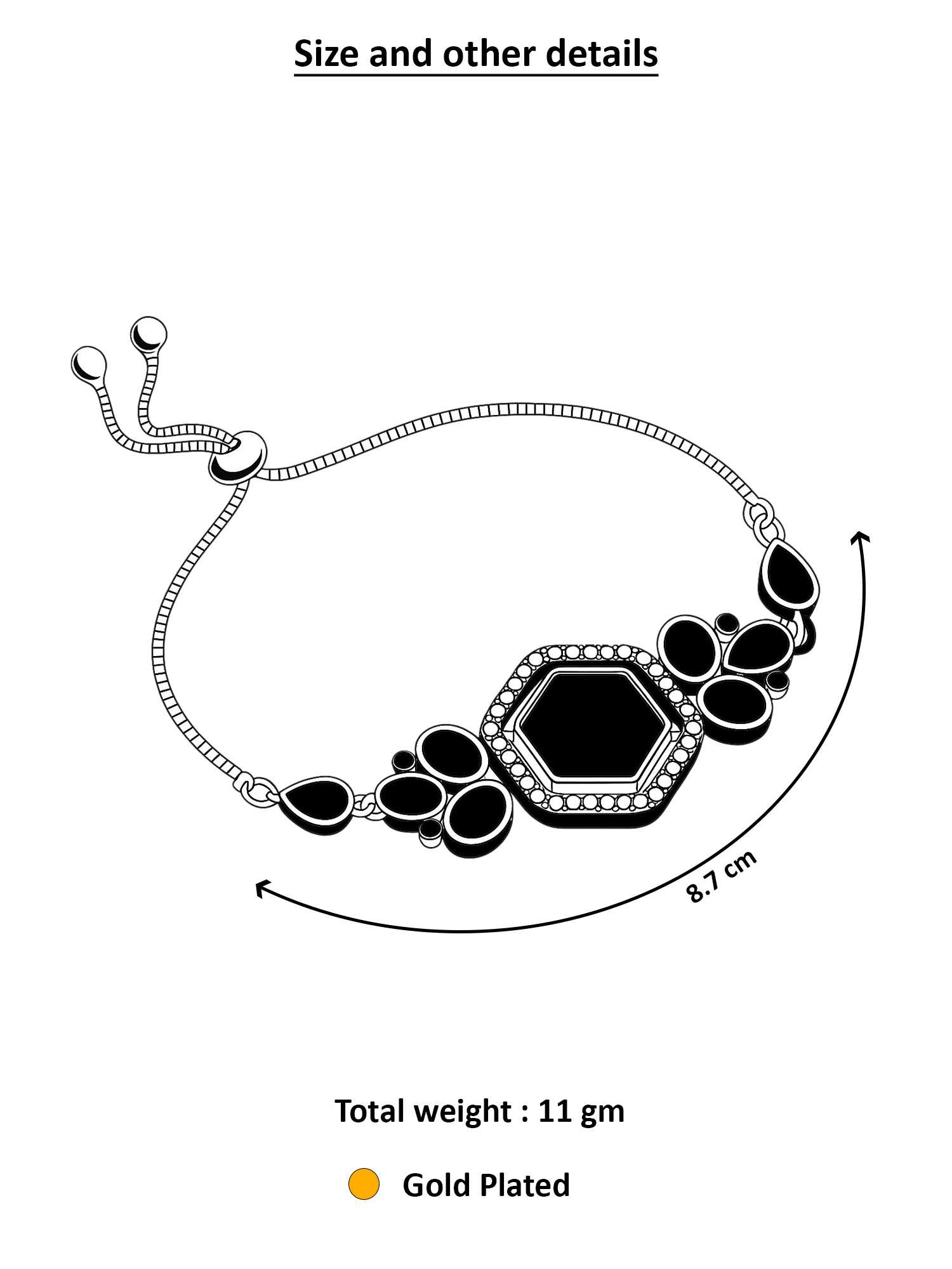 Ynf Brass KESH105 BG2600 Womens Jewellery Wholesale Antique Bracelet Fashion Bracelets Manufacturer - Jewellery Export